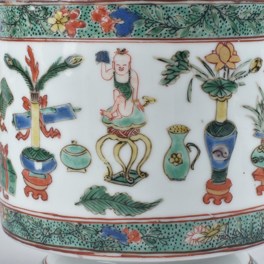 Famille verte Porcelain Kangxi (1662-1722), China Famille verte Porcelain Kangxi (1662-1722), China