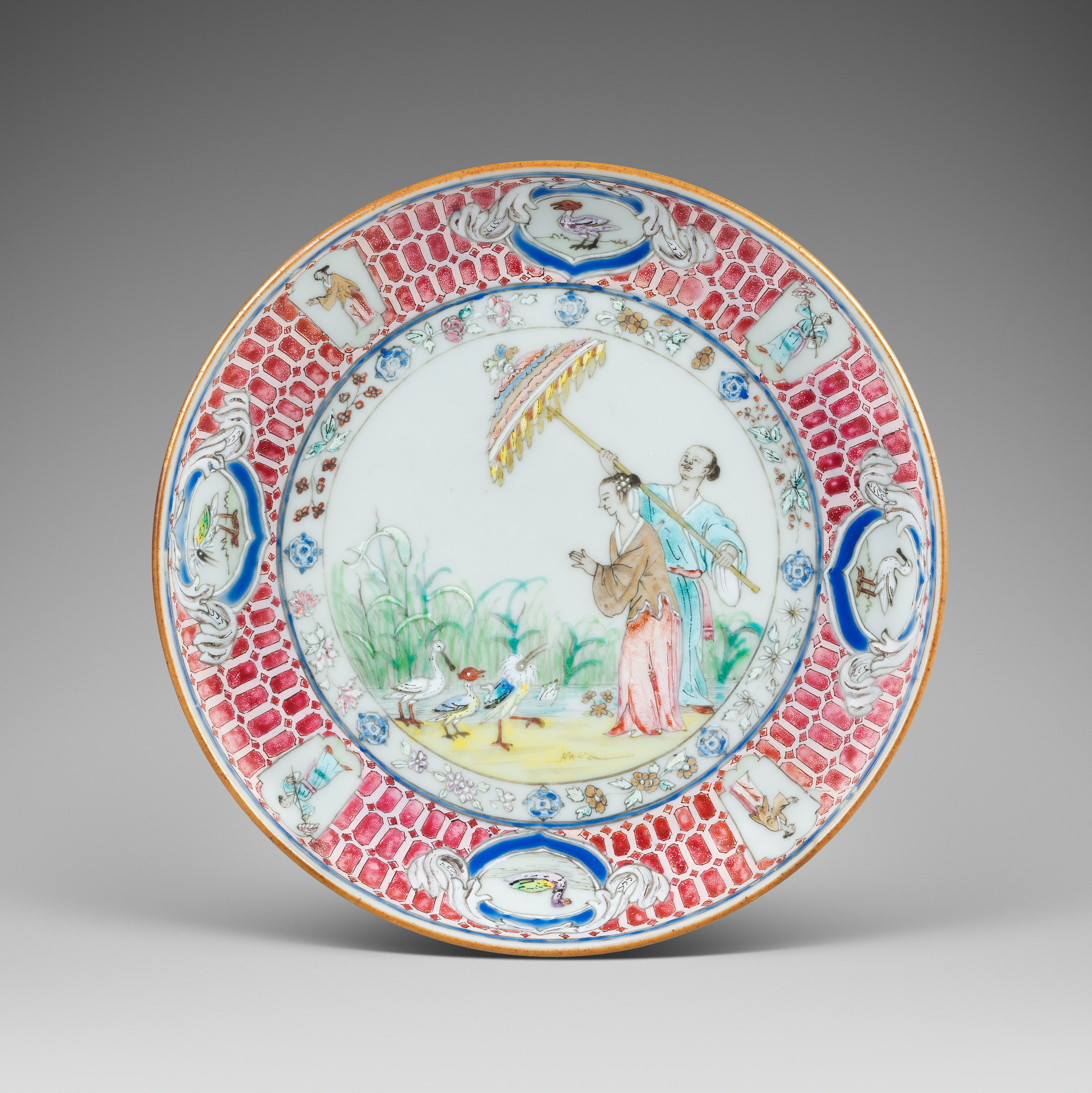 Famille rose Porcelain Qianlong (1736-1795), circa 1738, China Famille rose Porcelain Qianlong (1736-1795), circa 1738, China