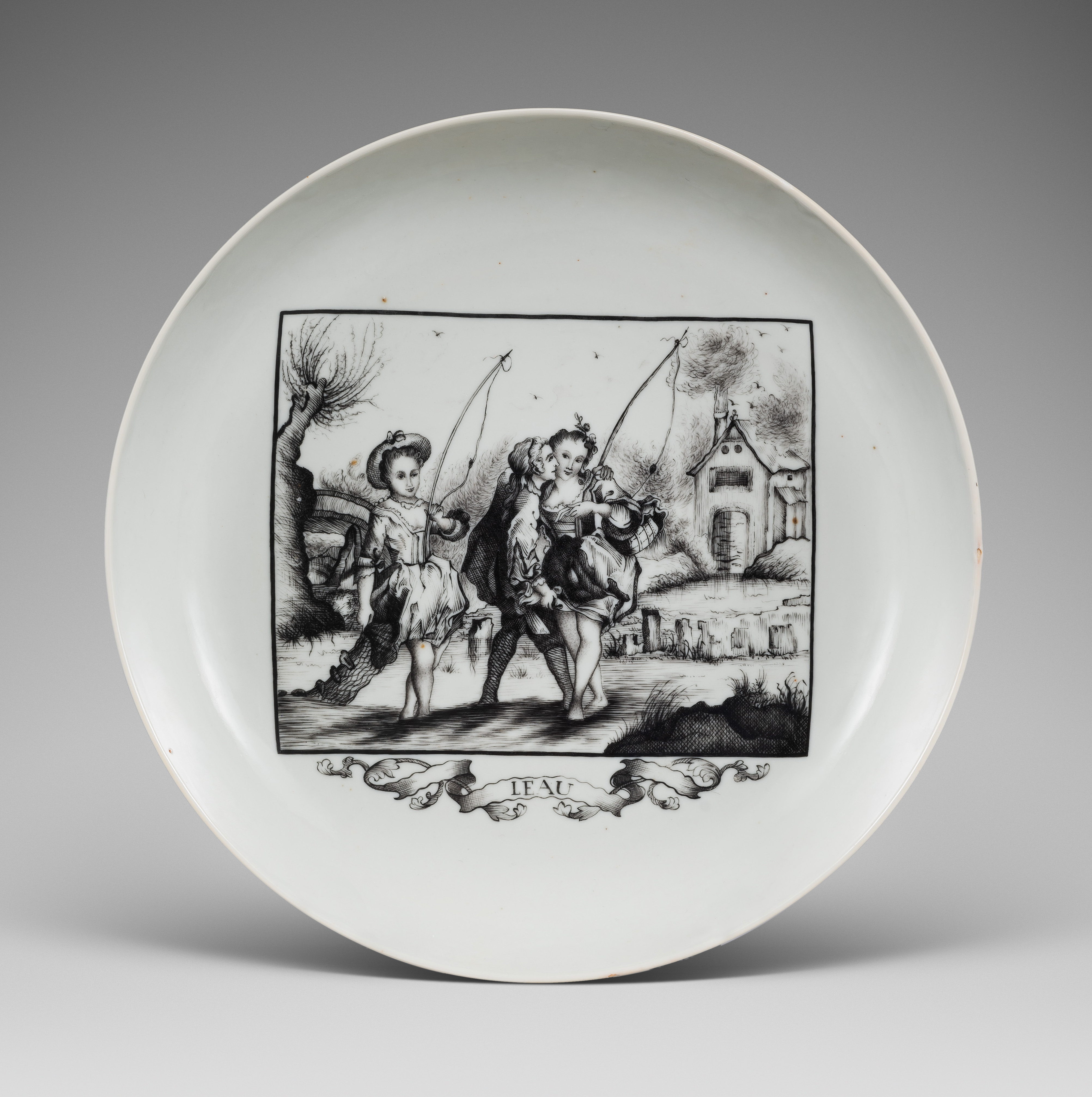 Porcelain Qianlong period (1736-1795), ca. 1770, China Porcelain Qianlong period (1736-1795), ca. 1770, China