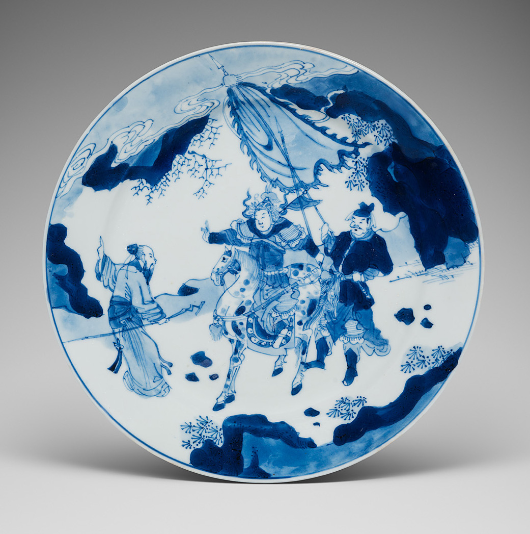 Porcelain Kangxi (166-1722), ca. 1680/1690, China Porcelain Kangxi (166-1722), ca. 1680/1690, China
