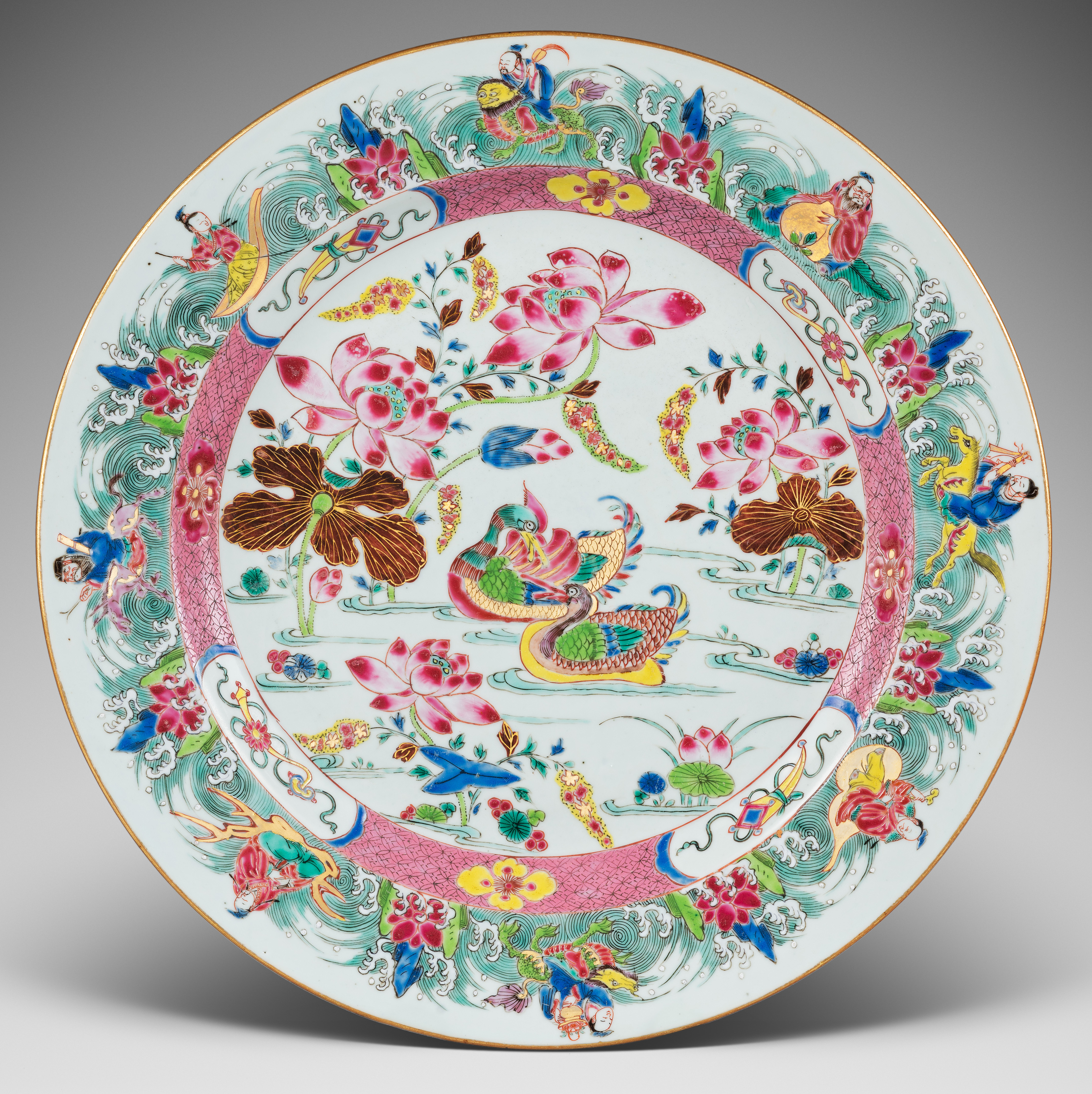 Famille rose Porcelaine Yongzheng (1723-1735), China Famille rose Porcelaine Yongzheng (1723-1735), China