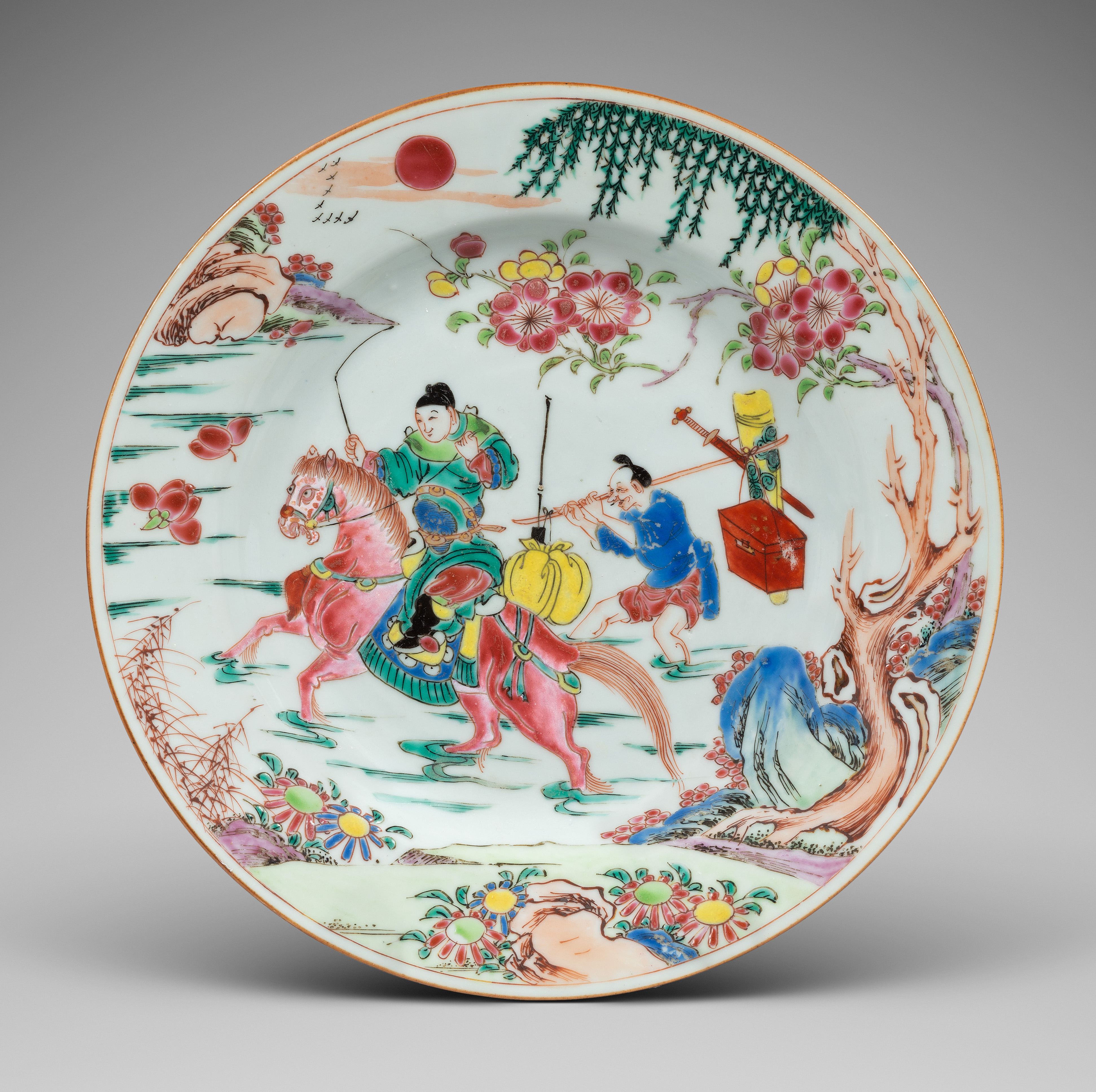 Famille rose Porcelain Yongzheng (1723-1735), ca. 1735, China Famille rose Porcelain Yongzheng (1723-1735), ca. 1735, China
